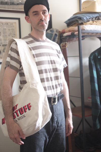 {The Rite Stuff x Labor Day} Newspaper Boy 13 oz. Canvas Bag (Natural)