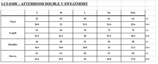 {The Rite Stuff} Titan 11 oz. Loopwheel Double-V Afterhood Sweatshirt (Garment-dyed Blue)