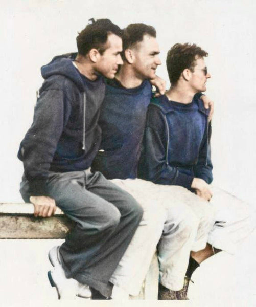 {The Rite Stuff} Titan 11 oz. Loopwheel Double-V Afterhood Sweatshirt (Garment-dyed Blue)