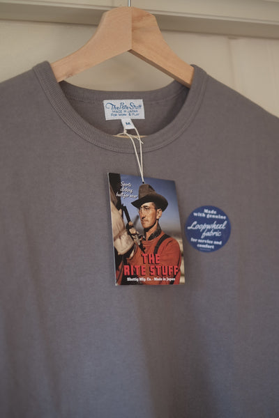 {The Rite Stuff} Heavyweight 9 oz. Loopwheel Tee (Grey)