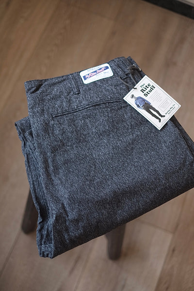 {Now Shipping} Daybreak Selvedge Salt & Pepper Work Pants (Charcoal)