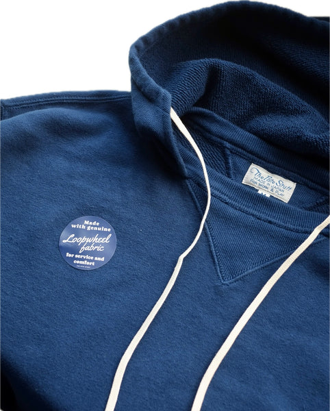 {The Rite Stuff} Titan 11 oz. Loopwheel Double-V Afterhood Sweatshirt (Garment-dyed Blue)