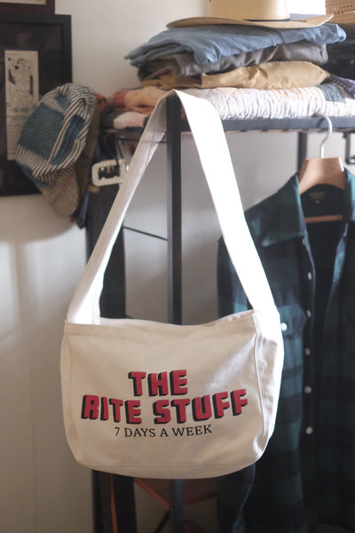 {The Rite Stuff x Labor Day} Newspaper Boy 13 oz. Canvas Bag (Natural)