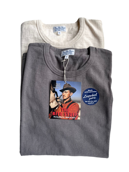 {The Rite Stuff} Heavyweight 9 oz. Loopwheel Tee (Grey)