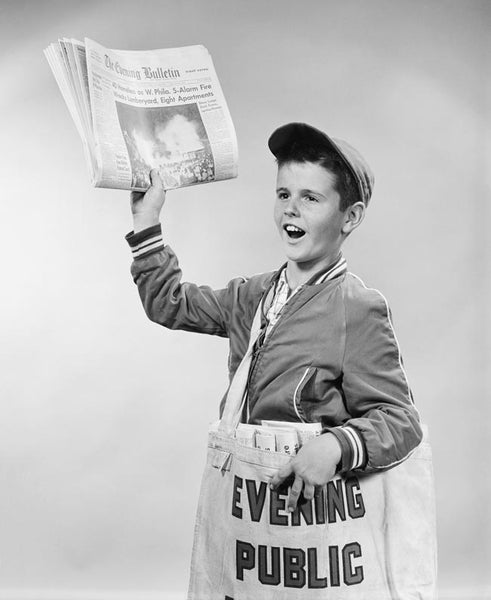 {The Rite Stuff x Labor Day} Newspaper Boy 13 oz. Canvas Bag (Natural)