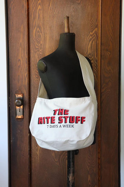 {The Rite Stuff x Labor Day} Newspaper Boy 13 oz. Canvas Bag (Natural)