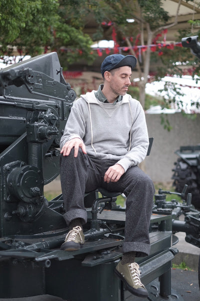 {The Rite Stuff} Titan 11 oz. Loopwheel Double-V Afterhood Sweatshirt (Heather Grey)