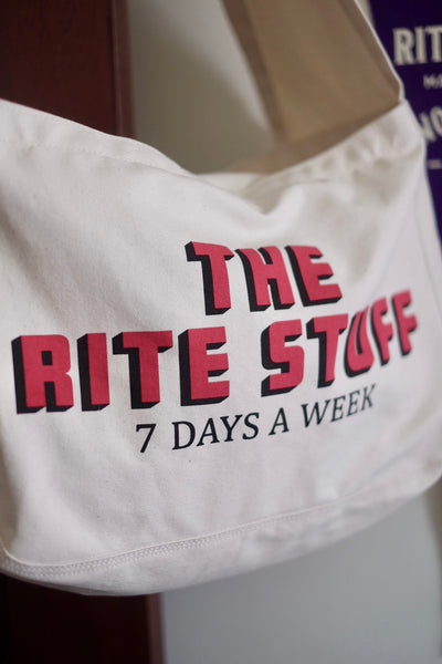 {The Rite Stuff x Labor Day} Newspaper Boy 13 oz. Canvas Bag (Natural)