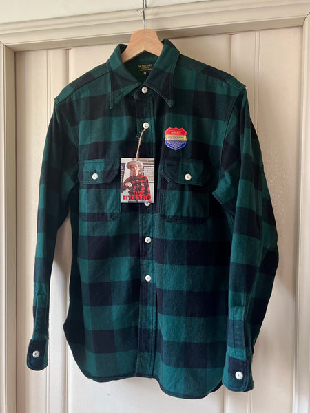 {Now Shipping} Icebreaker Buffalo Plaid 11 oz. Heavyweight Flannel Work Shirt (Green)