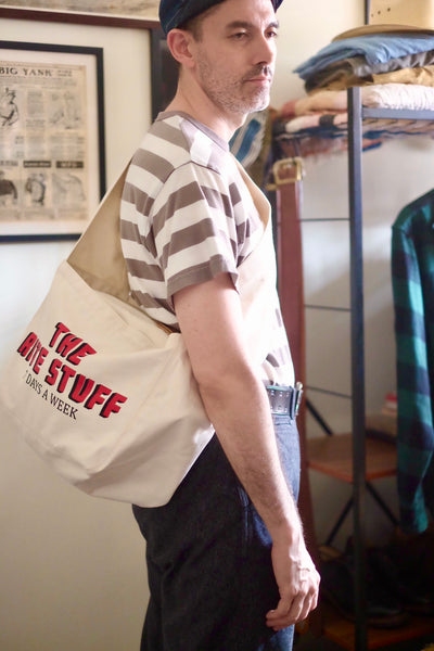 {The Rite Stuff x Labor Day} Newspaper Boy 13 oz. Canvas Bag (Natural)