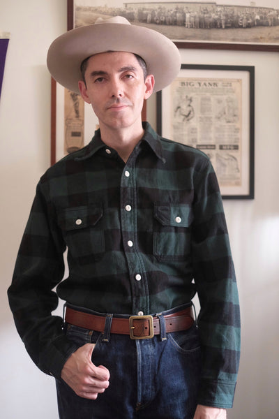 {Now Shipping} Icebreaker Buffalo Plaid 11 oz. Heavyweight Flannel Work Shirt (Green)