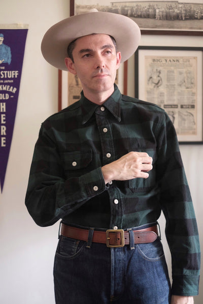 {Now Shipping} Icebreaker Buffalo Plaid 11 oz. Heavyweight Flannel Work Shirt (Green)