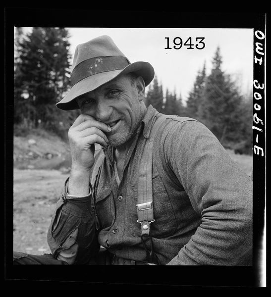 {Now Shipping} Uncle Sam Brushed Chamois Flannel Cigarette Pocket Work Shirt (Sand Grey)