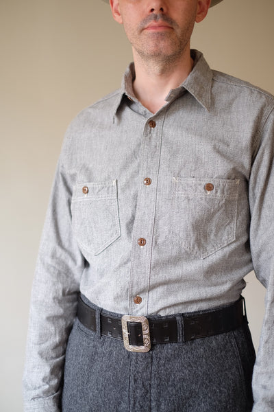 {The Rite Stuff} Atlas Salt & Pepper Work Shirt (Iron Grey)