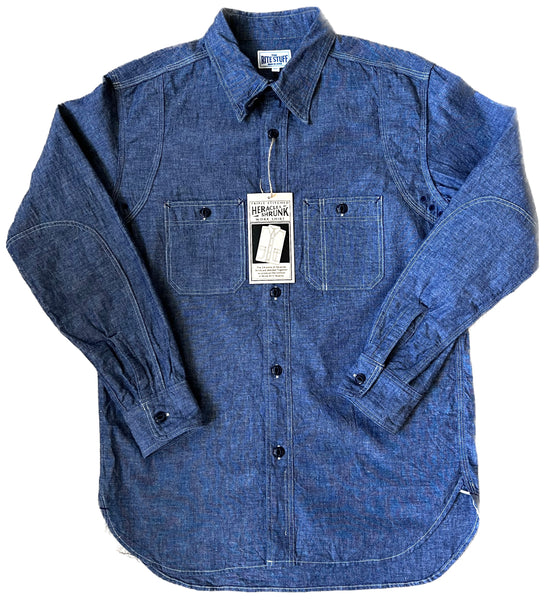 {The Rite Stuff} Heracles 5 oz. Selvedge Chambray Work Shirt (Indigo)