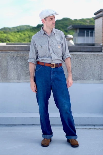 {The Rite Stuff} Atlas Salt & Pepper Work Shirt (Iron Grey)