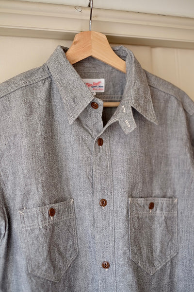 {The Rite Stuff} Atlas Salt & Pepper Work Shirt (Iron Grey)