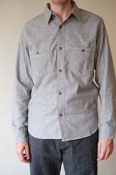 {The Rite Stuff} Atlas Salt & Pepper Work Shirt (Iron Grey)