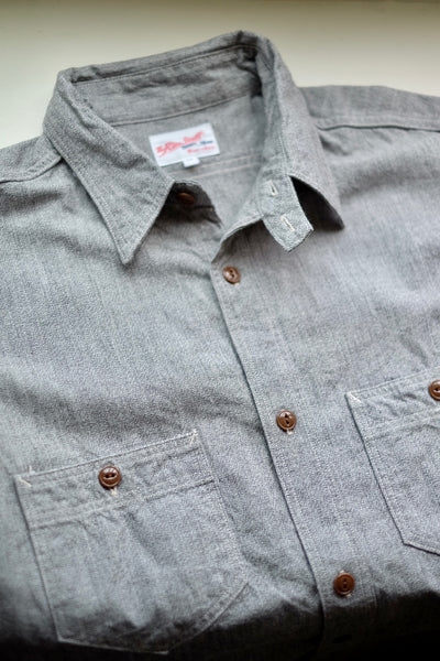 {The Rite Stuff} Atlas Salt & Pepper Work Shirt (Iron Grey)