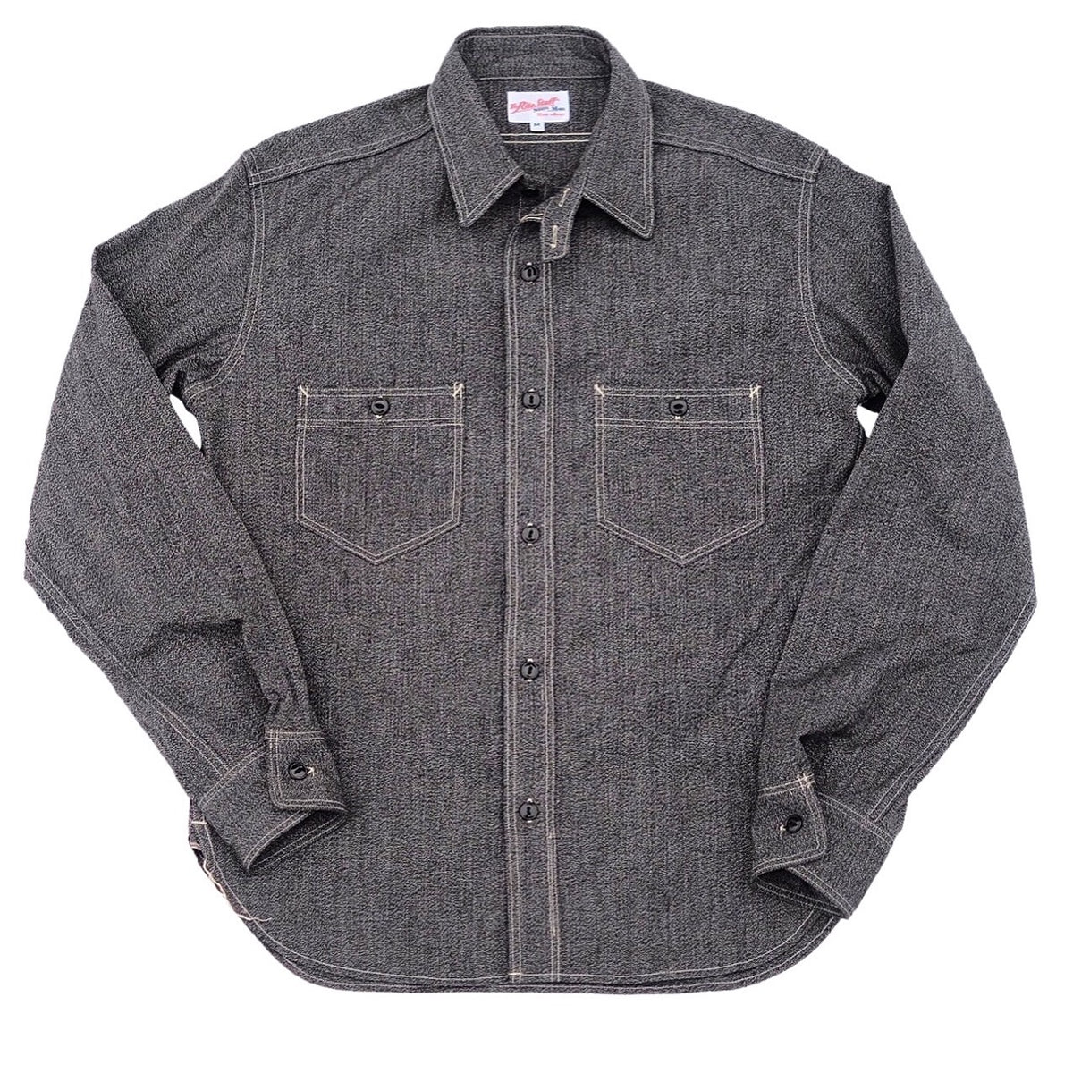The Rite Stuff} Atlas Salt & Pepper Work Shirt (Charcoal)