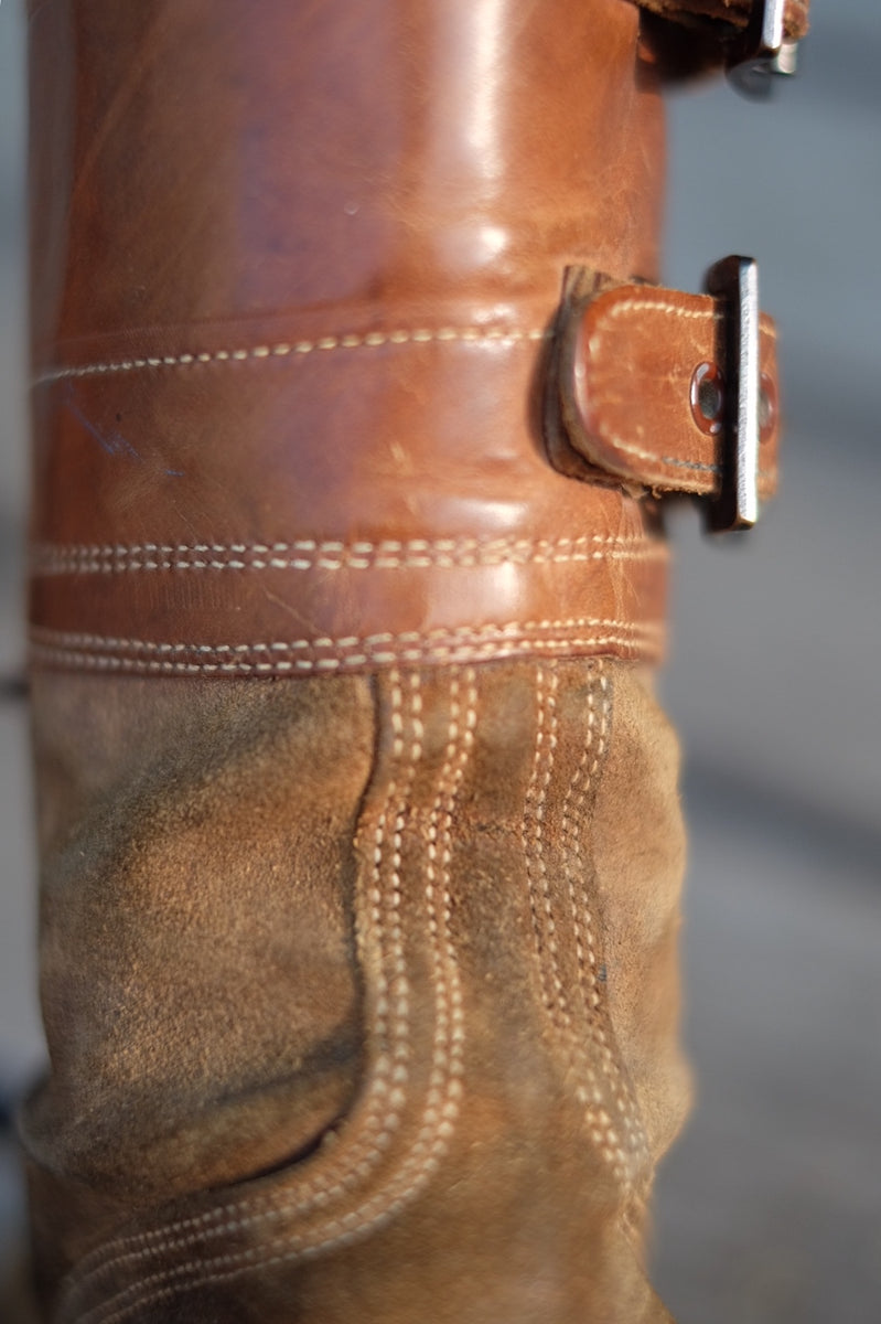 Vintage} - US Army M43 Roughout Buckle Boots, sz. 6B (late 1940s