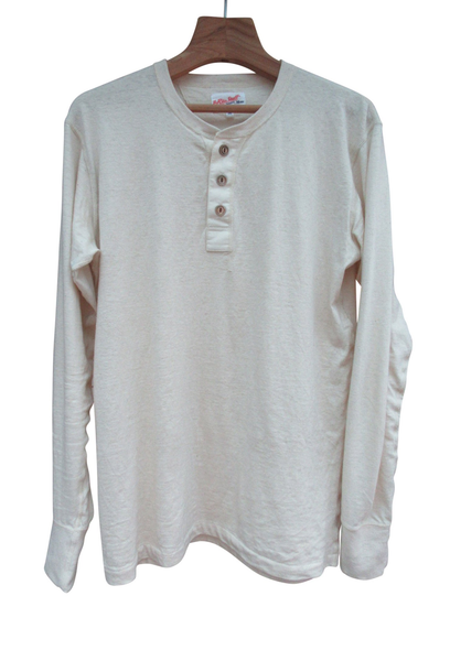 {The Rite Stuff} Harvester Long-Sleeve Henley (Ecru)
