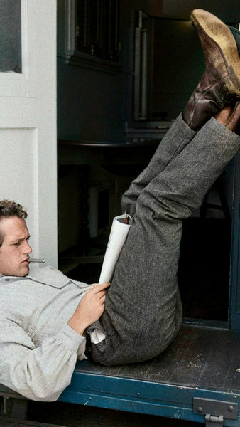 {Now Shipping} Daybreak Selvedge Salt & Pepper Work Pants (Charcoal)