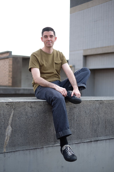 {The Rite Stuff} Heavyweight 9 oz. Loopwheel Pocket Tee (Olive)