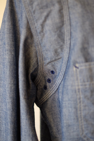 {The Rite Stuff} Heracles 5 oz. Selvedge Chambray Work Shirt (Indigo)