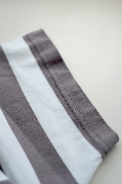 {The Rite Stuff} Border Stripe Tee (Grey x White)