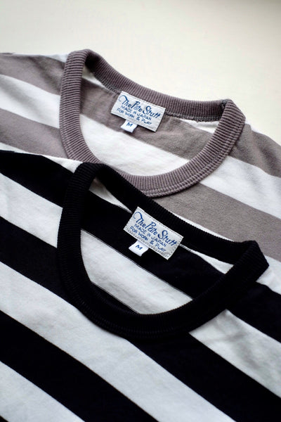 {The Rite Stuff} Border Stripe Tee (Grey x White)