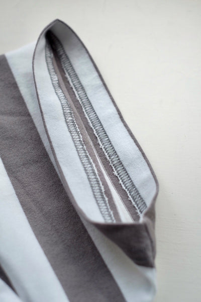 {The Rite Stuff} Border Stripe Tee (Grey x White)