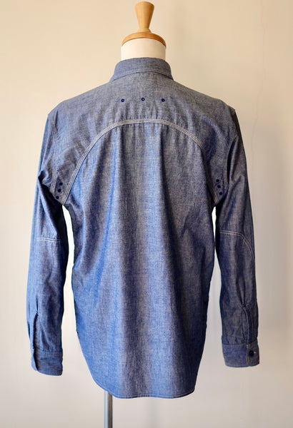 {The Rite Stuff} Heracles 5 oz. Selvedge Chambray Work Shirt (Indigo)