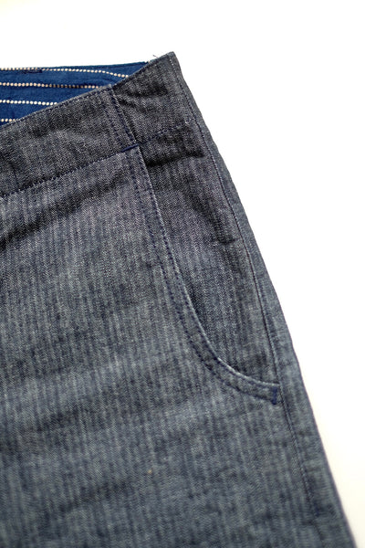 {The Rite Stuff} Pacemaker 10 oz. Denim Herringbone Twill Work Pants (Cadet Blue Indigo)
