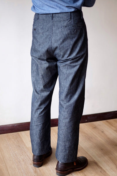 {The Rite Stuff} Pacemaker 10 oz. Denim Herringbone Twill Work Pants (Cadet Blue Indigo)