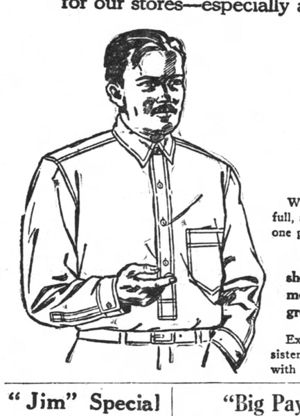 {The Rite Stuff} Bulldog Wabash Discharge-dyed Pullover Work Shirt (Sulfur Black)