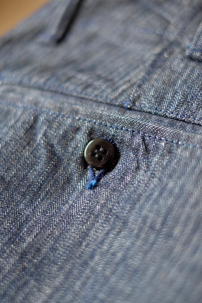 {The Rite Stuff} Pacemaker 10 oz. Denim Herringbone Twill Work Pants (Cadet Blue Indigo)