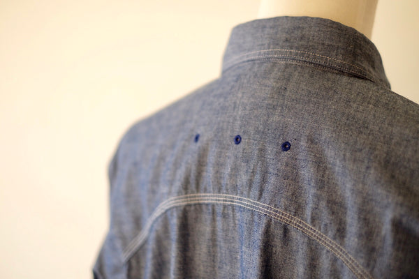 {The Rite Stuff} Heracles 5 oz. Selvedge Chambray Work Shirt (Indigo)