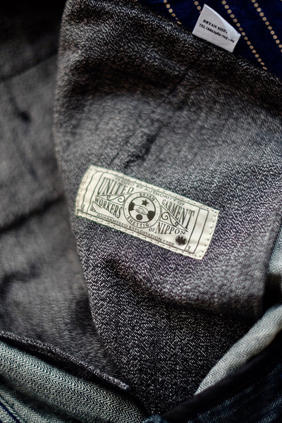 {The Rite Stuff} Pacemaker 10 oz. Denim Herringbone Twill Work Pants (Cadet Blue Indigo)