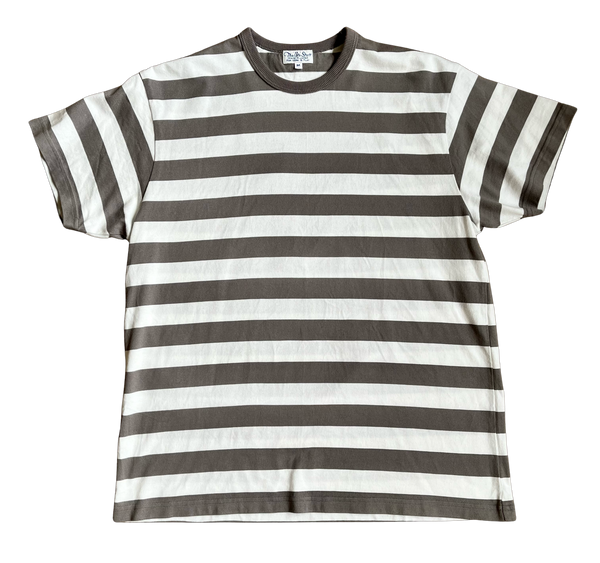 {The Rite Stuff} Border Stripe Tee (Grey x White)