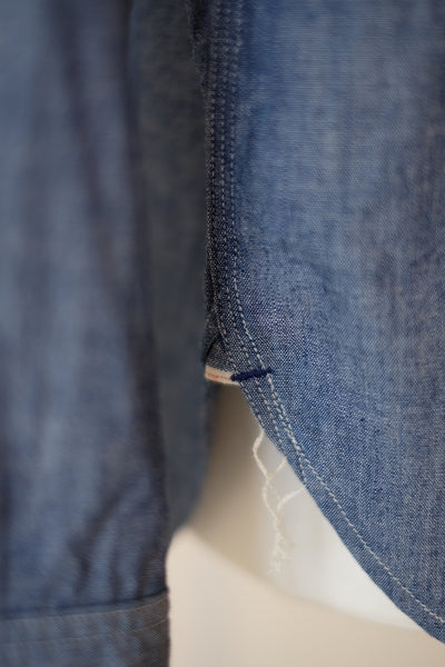 {The Rite Stuff} Heracles 5 oz. Selvedge Chambray Work Shirt (Indigo)