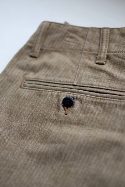 {The Rite Stuff} Pacemaker 10 oz. Denim Herringbone Twill Work Pants (Sun Tan Khaki)