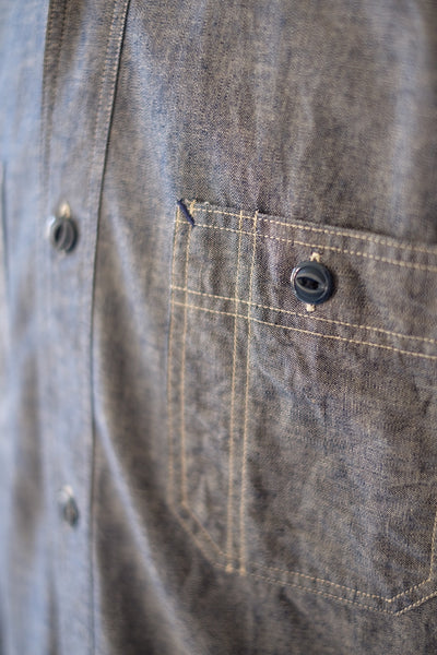 {The Rite Stuff} Heracles 5 oz. Selvedge Chambray Work Shirt (Indigo)