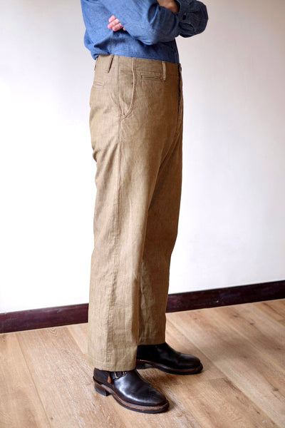 {The Rite Stuff} Pacemaker 10 oz. Denim Herringbone Twill Work Pants (Sun Tan Khaki)