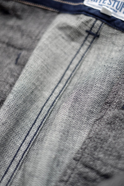 {The Rite Stuff} Pacemaker 10 oz. Denim Herringbone Twill Work Pants (Cadet Blue Indigo)