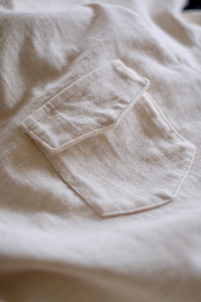 {The Rite Stuff} Heavyweight 9 oz. Loopwheel Pocket Tee (Ecru)