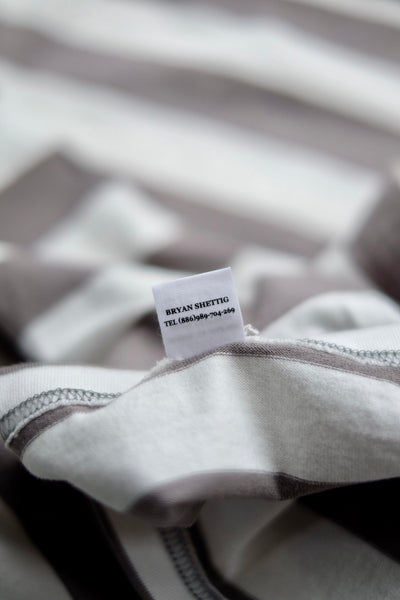 {The Rite Stuff} Border Stripe Tee (Grey x White)