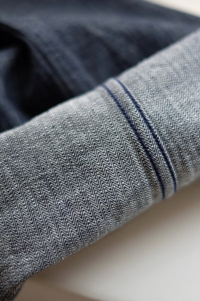 {The Rite Stuff} Pacemaker 10 oz. Denim Herringbone Twill Work Pants (Cadet Blue Indigo)