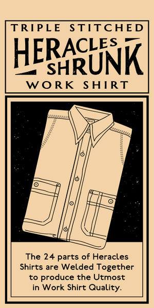 {The Rite Stuff} Heracles 5 oz. Selvedge Chambray Work Shirt (Indigo)