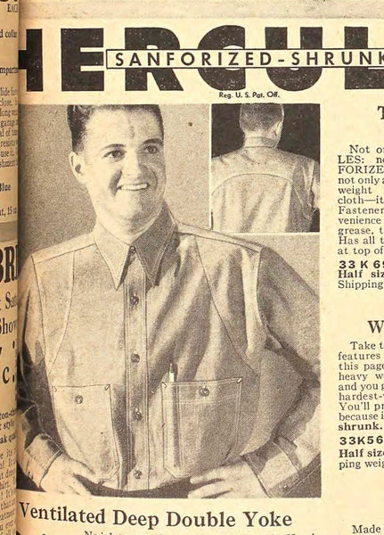 {The Rite Stuff} Heracles 5 oz. Selvedge Chambray Work Shirt (Indigo)